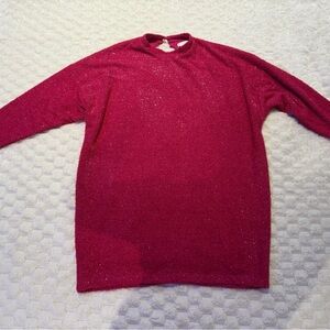H&M Sparkle Crewneck Sweater - Pink